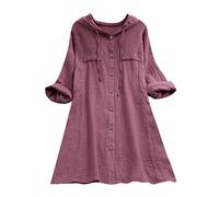 HOOUDO Blitzangebote des Tages Heute Befristet Bandeau Oberteil Damen Damen V-Ausschnitt Tshirts Oversize Bluse Schwarz Musselin Bluse Damen Royalblau Damen Hemdbluse 3/4 Arm Meine Bestellungen Sale