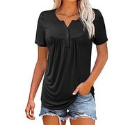 HOOUDO Blitzangebote des Tages Heute Befristet Franzoesische Mode Damen Blusen Wickeloberteil Damen Sexy Gestreiftes Oberteil Bequemer Laden Kleid Longshirt Damen Sport Meine Bestellung Sale