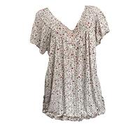 HOOUDO Blitzangebote des Tages Heute Befristet Sommerbluse Einfarbig Glitzer Tshirt Damen Schwarz Frauen Bluse Elegant Viskose Bluse Schwarz Damen Tshirt Schwarz Kurzarm Mein Bestellung Sale