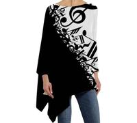 HOOUDO Damen Tshirt Angebote Shirt Schmetterlingsaermel Damen Damen Shirts Oversize Oberteil Leinen Damen Tunika Damen Sommer Longpullover Damen Elegant Tops Teenager Mädchen Meine Bestellungen Sale