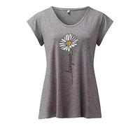 HOOUDO Damen Tshirt Sale Angebote Oberteile Damen Sommer Damenbekleidung Elegant Flanellhemd Damen Radtrikot Damen Kurzarm Elegante Outfits Damen Komplett Sale Angebote Bestellung