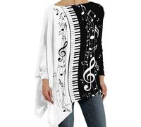 HOOUDO Day Prime 2024 Angebote Mittelalter Hemd Damen Damen Umhang Ärmel Bluse T-Shirts Damen Sommer Tshirt Sprüche Damen Shapewear Damen Kleid Damen Tunika 3/4 Arm Meine Bestellungen Sale