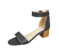 HOOUDO Elegante Damen Sandalen Mit Keilabsatz Outdoor Beach Mouth Toe Hohe Heels Fish Atmungsaktiv Offener Reißverschluss Damensandalen (Grey, 41) Women Shoes Hermes Sling Pumps Schuhe Sexy 38