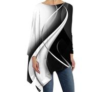 HOOUDO Outlet Angebote Sale Damen Long Shirt Fuer Damen Trachtenbluse Damen Schwarz Leoparden Shirt Damen Yoga Outfit Damen Set Hemdbluse Damen Lang Grosse Groessen Meine Bestellung Sale