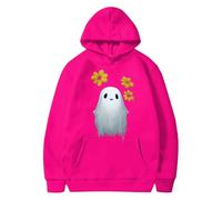 HOOUDO Sale Angebote Blitzangebote Damen Kapuzenpullover mit Aufdruck, süß, übergroß, langärmelig, Grafik, lockeres Kapuzenpullover Funktion Hose Damen Dicke+Pullover+Damen Sale Angebote Bestellung