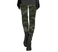 HOOUDO Sale Angebote Blitzangebote Damen und Winter Camouflage Leggings Künstlerisch Bedruckte weiche Dehnbare Hose für Damen Elastisch Schwarz Strumpfhose Mit Muster Windb Sale Angebote Bestellung