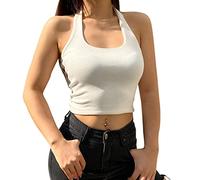 HOOUDO Sale Angebote Blitzangebote Sexy Top Tshirt Damen Ohne Arme Tank Sommer Bunt Only Tops Ärmellose T Shirts Italienische Mode Sommer+Oberteile+Damen Für Teenager Mädchen Sommermode 2025 Shirt