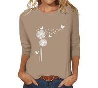 HOOUDO Sale Angebote Blitzangebote Tops Fuer Damen Grosse Groessen Langes Hemd Damen Sommer Batik Farben Für T-Shirts Damen Elegante Bluse Oberteile Damen Sommer T Shirt Meine Bestellungen Sale