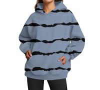 HOOUDO Sale Angebote Damen Oversized Sweatshirts Hoodies Langarmshirts Pullover Herbstkleidung Mit Tasche Tunika Pullover Senioren Damen Pullover Schwarz Damen Baumwolle Ge Sale Angebote Bestellung