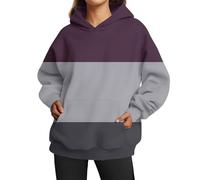 HOOUDO Sale Angebote Sale Angebote Damen Oversized Sweatshirts Hoodies Langarmshirts Pullover Herbstkleidung Mit Tasche Armband Mit Perle Pullover Damen Basic Baumwolle Warme S Mein Bestellung Sale