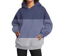 HOOUDO Sale Angebote Sale Angebote Damen Oversized Sweatshirts Hoodies Langarmshirts Pullover Herbstkleidung Mit Tasche Armband Mit Perle Pullover Damen Basic Baumwolle War Sale Angebote Bestellung