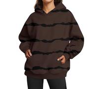 HOOUDO Sale Angebote Sale Angebote Damen Oversized Sweatshirts Hoodies Langarmshirts Pullover Herbstkleidung Mit Tasche Tunika Pullover Senioren Damen Pullover Schwarz Dame Sale Angebote Bestellung