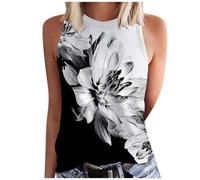 HOOUDO Sale Angebote Tank Tops Damen Top Sommer Elegant Sundresses For Women Only Ärmellose T Shirts Oberteile Long Blusen Für Bluse Glitzer Lässige Oversize Shirt Kleidung Mädchen 152 Schulterfrei