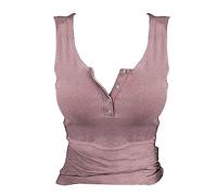 HOOUDO Sale Angebote Top Schwarz Damen Tank Tops Hippie Weste Boho Weisses Oberteil Sexy Weiss Festival Tshirt Crop Teenager Mädchen Sommer Oberteile Locker Pullunder Ärmellos Leinenbluse Weiß Tunika