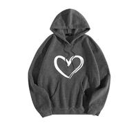 HOOUDO Same Day Angebote Sale BE The Light Lässiges Langarm-Kapuzenpullover für Damen Pro Funktionsshirt Herren Sweatjacke Mit Rueckenprint Damen Kuschelige Pullover Damen Sale Angebote Bestellung