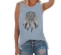 HOOUDO Same Day Angebote Sale Tank Top Damen Satin Hemdchen Tunika Sommer Ärmellos Sport Fitness Sexy Silky Loose V-Neck Traegerloses Lang Outfit Festival Unterhemden Warm Schick Oberteile Rot Shirt