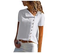 HOOUDO Tagesangebote Heute Sale Damen Poloshirt Kurzarm Set Long Tops Fuer Damen Unterziehshirt Damen Kurzarm Schwarzes Tshirt Damen V Ausschnitt Damen Neckholder Top Meine Bestellungen Anzeigen 24