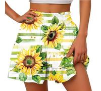 HOOUDO Tagesangebote Heute Sale Damen Strand Shorts Sommerhose Kurz Damen Jeans Baggy Damen Hosenrock Damen Sommer 3/4 Jeans Shorts Damen Sommer Radlerhose Blickdicht Weiss Sale Angebote Bestellung