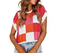 HOOUDO Tagesangebote Heute Sale Damen Top Elegant Hängerchen Leinen Ärmellos T Shirt Ohne Aermel Royalblau Sommershirts Luftig Bh Hemd Große Größen Schwarze Bluse Schwarz Mit Aufdruck Cartoon Tshirt