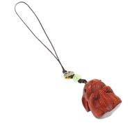 HOOWIFFY Holz Schlüsselanhänger Hase mit Einzigartigem Design Handliche Größe Einfache Befestigung Niedlicher Hängender Anhänger fürs Handy und Taschen Dekoration