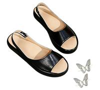 HOPASRISEE 2026 Neu Bergfit Sandalen, Ortho Sandalen Damen Mit Rutschfester Sohle, Orthosandale - Schmerzlindernde Komfort-Sandalen | Rutschfest & Federleicht, Komfort & Federleicht (#1,43EU)