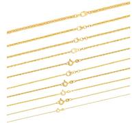 hoplo holzenplotz Ankerkette diamantiert Halskette - 585-14 Karat Gold, Länge:60 cm, Kette_Breite:1.8 mm