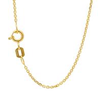hoplo holzenplotz Goldkette Ankerkette diamantiert Halskette 1,2 mm 333-8 Karat Gold, Kettenlänge:40 cm enge Damenkette
