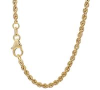 hoplo holzenplotz Goldkette Kordelkette hohl Halskette Breite 2,0 mm - 333-8 Karat Gold, Länge der Kette:50 cm Halskette