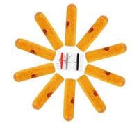 HORIALENCE 10 Stück Holzperlen Für Faltbare Regenschirme Holz Schwänzchen Mit 3,2mm Lochdurchmesser Ersatzteile Für Kinder Regenschirme Sonnenschirm Endstücke