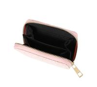 HORIALENCE 1stück Damen Geldbörse Klein Pu Leder Münzbeutel mit Reißverschluss Stylisches Frosted Design Robustes Change Purse Portemonnaie für Alltag Shopping und Reisen Geschenkidee
