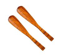 HORIALENCE 2 Stück Holz Schuhlöffel lang 32cm Schuhanzieher mit Langem Griff für Senioren Schwangere Leicht mit Glatter Oberfläche zum Anziehen von Schuhen und Stiefeln im Stehen