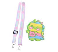 HORIALENCE Dinosaurier Silikon Geldbörse für Niedliche Umhängetasche für Jungen und Mädchen Vielseitige Verwendung als Münzbeutel oder Crossbody Bag Weichem und Strapazierfähigem Silikon