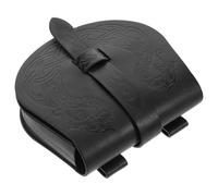 HORIALENCE Nordische Wikinger Gürteltasche aus Pu Leder mit Mittelalterlichen Mustern Vintage Stil Komfortabel und Vielseitig für Partys und Aufführungen Geeignet