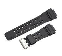 HORIALENCE Pu Uhrenarmband Bequem und Einfach zu Wechseln aus Kunstharz Schwarzes Modisches Ersatzarmband im Casual Stil für Herren und Damen Passend für Uhren