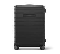Horizn Studios | Check-In Luggage | H6 in Glossy All Black | Vegan Hard Shell | 46cm x 64cm x 24cm | 3.7kg