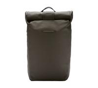 Horizn Studios | High-Performance Backpacks | SoFo Rolltop Backpack in Dark Olive | Water-Sealed Cotton Canvas | 30cm x 47cm x 15cm | 0.85kg