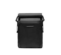 Horizn Studios | Hochfunktionale Rucksäcke | Shibuya Rolltop in All Black | Recycled Polyester Ripstop | 29cm x 43cm x 15cm | 0.53kg