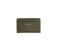 Horizn Studios | Kreditkartenetuis | Cardholder in Dark Olive / Neon Green | Vegan Hi-Core | 10cm x 6.3cm x 0.3cm | 0.2kg