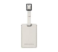 Horizn Studios | Luggage Accessories | Luggage Tag in Cosmic White | Vacchetta Leather | 6cm x 9cm x 1cm | 0.02kg