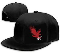 Horror Skull Hat Snapback Hut für Männer Frauen Schwarz Verstellbar Klassische Erwachsene Baseball Cap Flat Bill Hip Hop Cap, Adler, 1