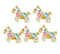 Horse Brooch Pin, 1pcs Colorful Rhinestone Horses Brooch Pin for Women, Year of the Horse Lapel Pins, Sparkling Animal Badge Horses Mini Colors Pony Theme New Year Brooches Jewelry Gift