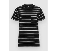 Horsefeathers Pyper T-Shirt black stripes Damen Gr. M