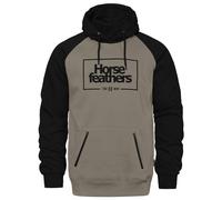 Horsefeathers - Sherman Sweatshirt - Hoodie, Gr. XL, grau/schwarz (Black/Taupe)