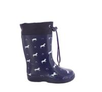Beck Mädchen Horses Gummistiefel, Violett, 33 EU