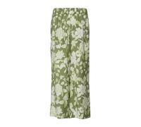 Culotte S.OLIVER, Damen, Gr. 34, N-Gr, khaki aop, Web, Obermaterial: 84% Viskose, 16% Polyamid, bedruckt, weit 7/8-Länge, Hosen Culotte, weite Passform, fließende Qualität (36384914-34)