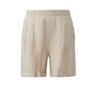 Shorts QS, Damen, Gr. 42, N-Gr, nature, Web, Obermaterial: 72% Viskose, 28% Leinen, unifarben, normal ca. Mitte Oberschenkel, Hosen Shorts, Sommershort aus Leinen und Viskose (29730169-42) nature
