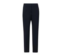 Stoffhose S.OLIVER BLACK LABEL, Damen, Gr. 42, N-Gr, navy, Web, Obermaterial: 62% Polyester, 33% Viskose, 5% Elasthan. Futter: 100% Polyester, unifarben, schmal lang, Hosen Stoffhose, mit schmalem Bei