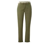 Gewaschene Chino mit Gürtel 44/REG olive 2174781.7900.44_REG