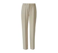 comma Stoffhose mit Bügelfalten und Gesäßtaschen in Offwhite, Größe 46