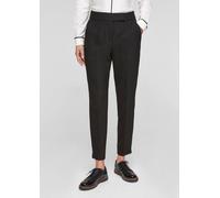 s.Oliver Damenhose Slim – elegante 7/8 Schwarz Größe 48